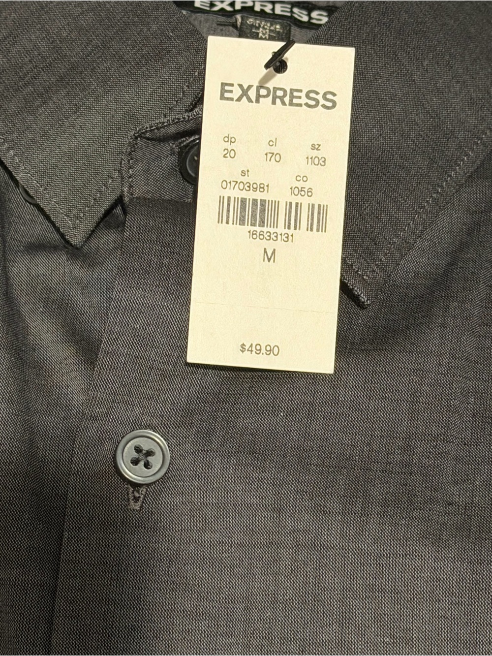 Express Men’s Button Shirt - Picture 5 of 5